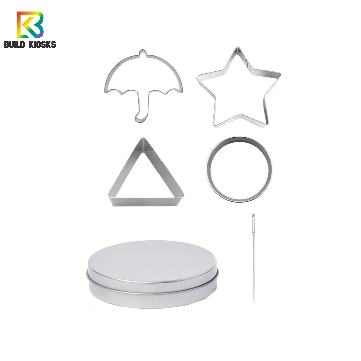 9*2cm Metal Tin Box Container With Lid Round Rectangular Hinged Tins Clear Top Metals Boxes Packaging For Candies Gifts