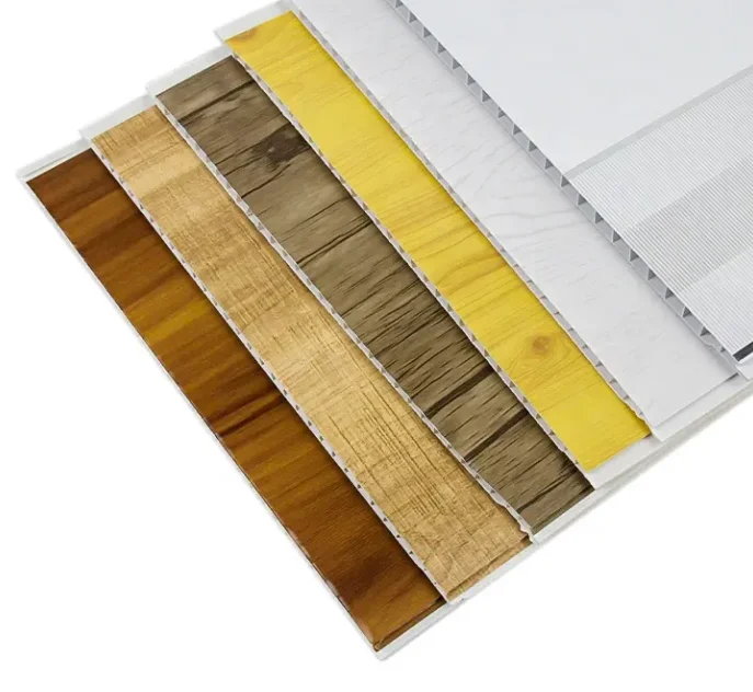 Modern 25cm PVC Techo Pvc Para Cielo Raso Lambris PVC Plafond Plastic Falso Ceiling Panel Interior Home Ceiling Tiles