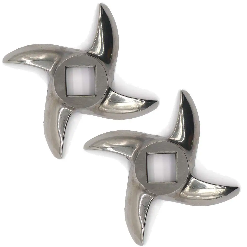 #12 Meat Grinder Blade Stainless Steel Knife Cutter Replacement for Grinders