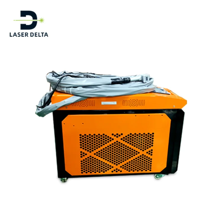 Portable Hand held 1000W 1500W 2000W fiber laser welding machine for welding 1-2mm stainless steel cabinet box multifunction