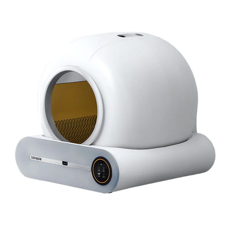 customize large fosuhouse electric self quick cleaning enclosed smart cat litter box auto automatic cat litter box for cats