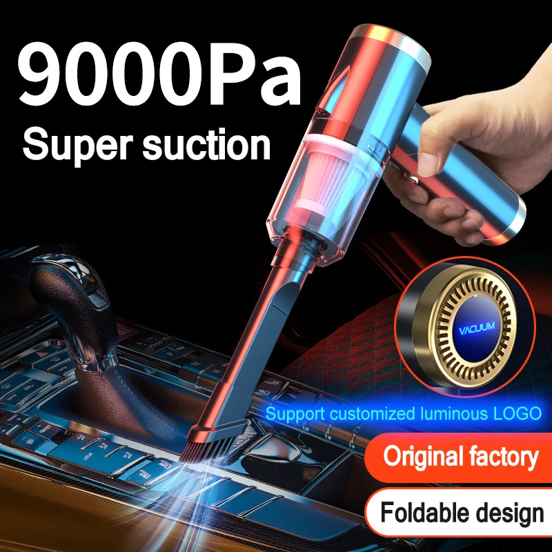 2021 new product car vacuum cleaner wireless high-power mini folding strong suction handheld wireless car vacuum cleaner