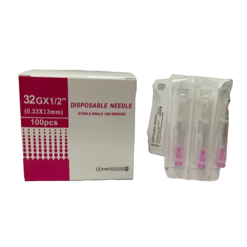 32G 13mm Beauty Injection Single Use Medical Hypodermic Meso Needles For Mesotherapy