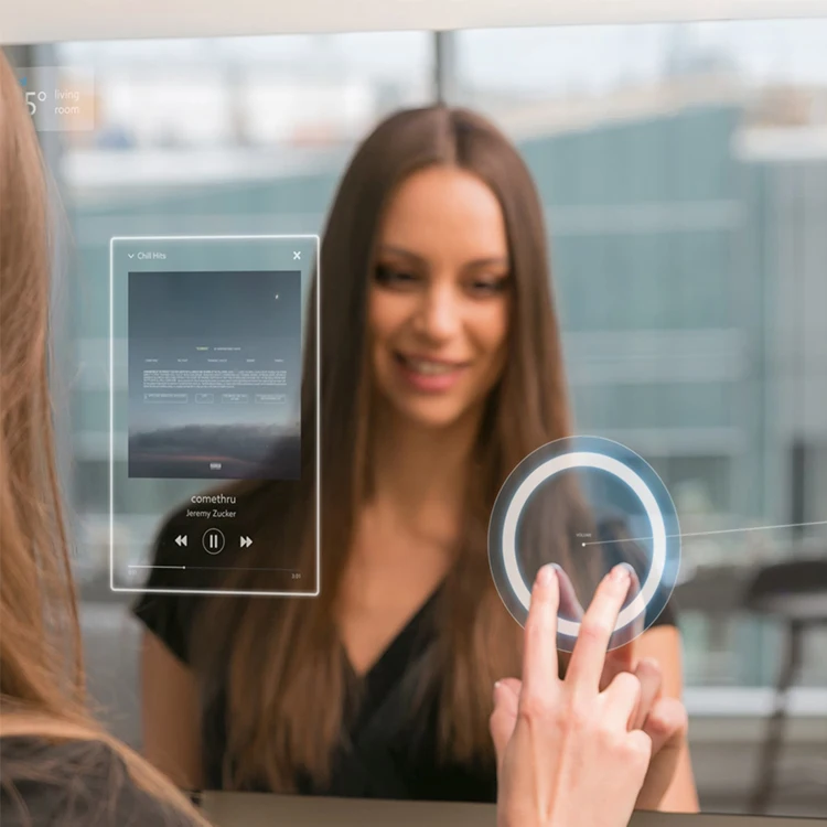 Умное зеркало для ванной со светодиодной подсветкой и Wi-Fi на базе