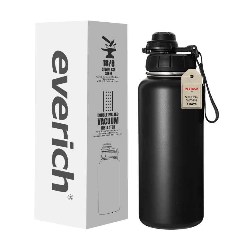 Wholesale 32oz Eco-Friendly Double Wall Termos Vacuum Flasks Stainless Steel Water Bottle