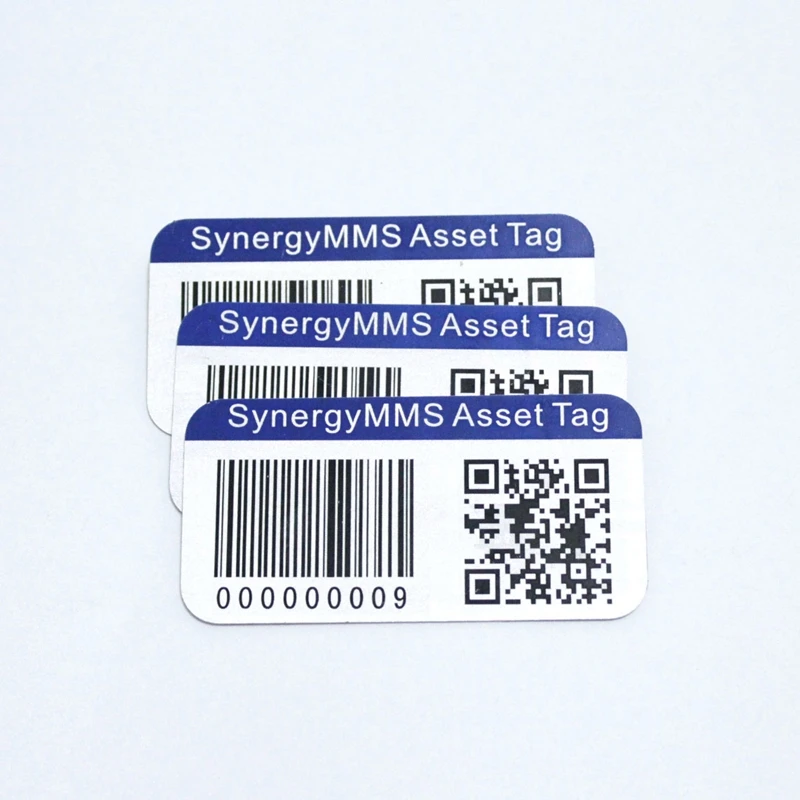 Custom Aluminum Asset Tags laser serial numbers