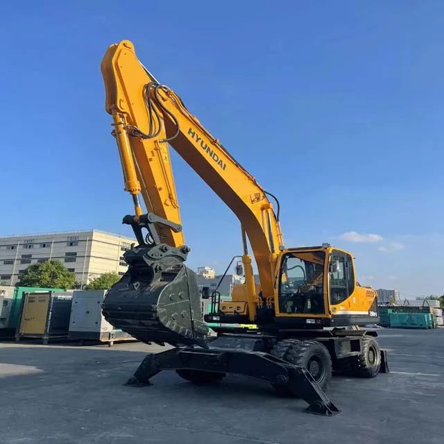used Hyundai 210W wheel excavator Construction Machinery excavator hyundai 210w R210w-9s 210W-9 210W-9S 210 R210 Wheel For Sale
