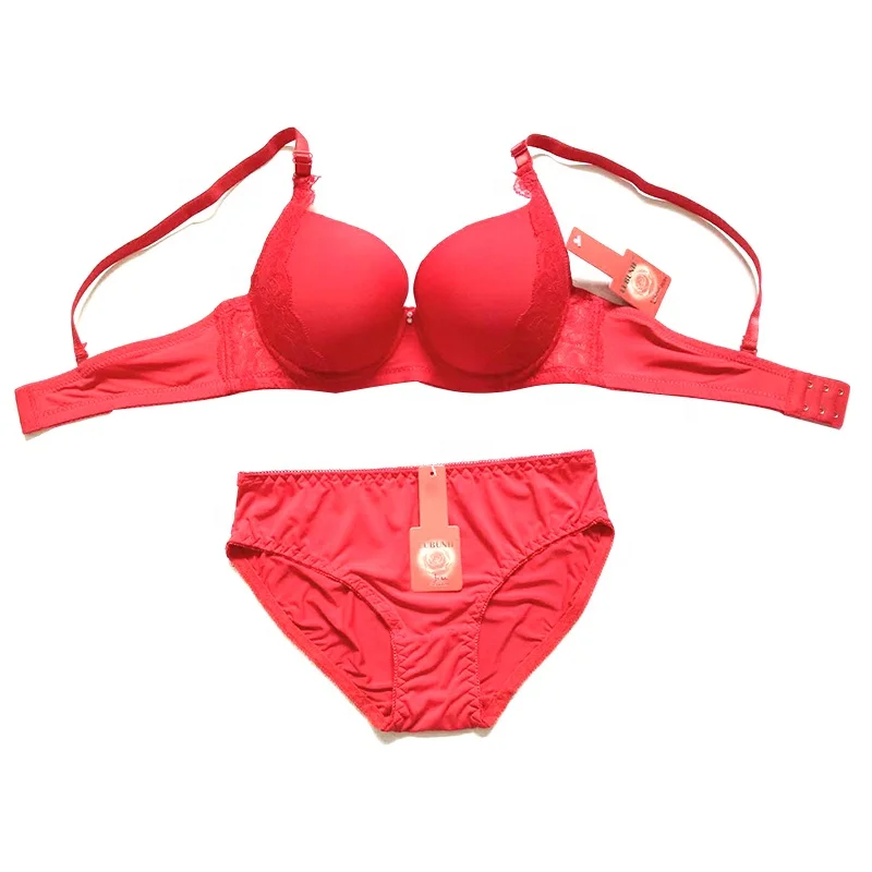LUBUNIE Hot sale low price wholesale women bra brief sets sexy panty and bra underwear