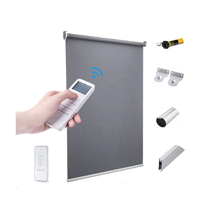 
Waterproof Electric Blackout Motorized Outdoor Indoor Roller Blinds for Window Shades 