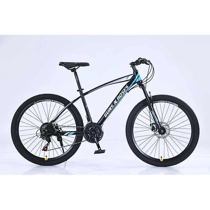 Профессиональный 21 скорость 24 26 дюймов из углеродистой стали MTB велосипедный Гидравлический дисковый тормоз амортизирующий передний вилочный горный велосипед