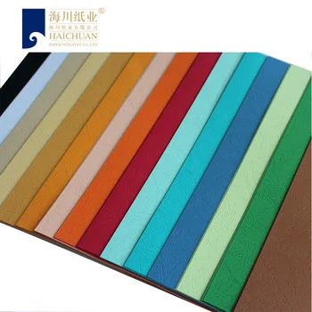 High Quality Best Seller Luxury Printing Leather Grain Paper Board for Binding Cover