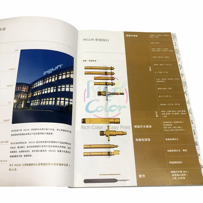 Cheap quality wholesale color design offset  Catalog Printing Hardcover And Softcover Book Catalog Printing Factory