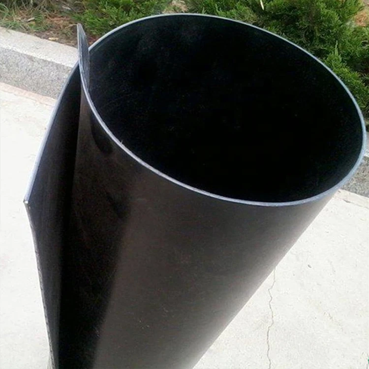High density polyethylene raw material geomembrane liner roll 20 mil 05mm thick plastic sheeting