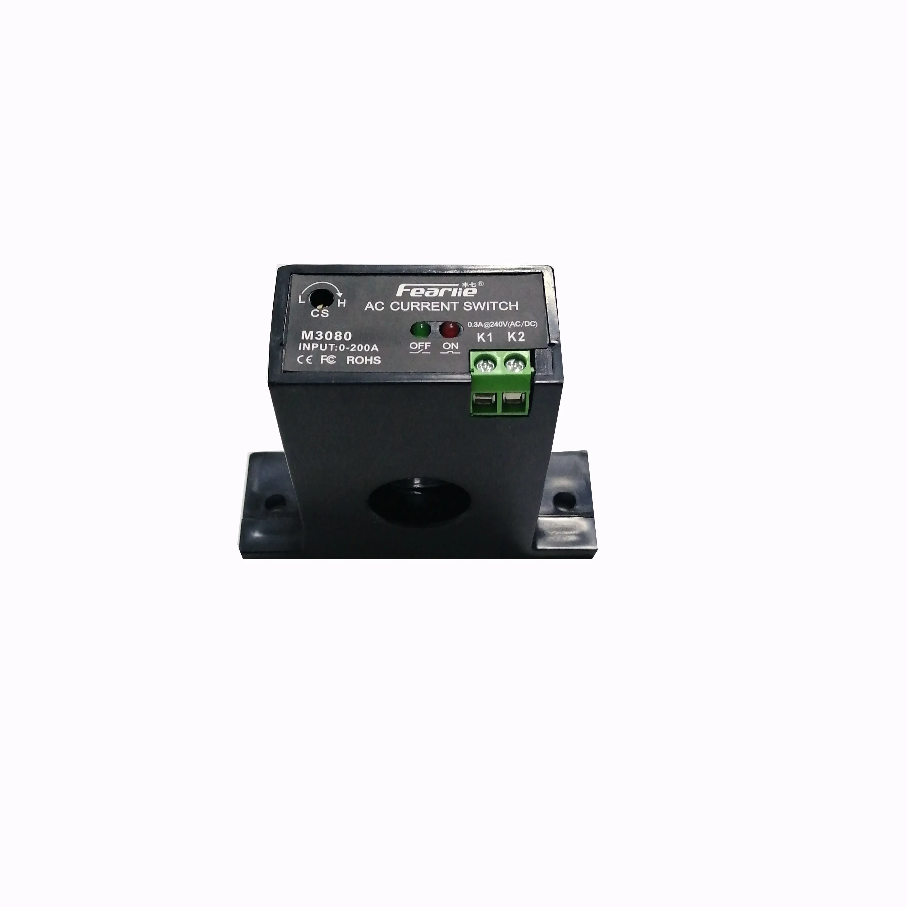 Normally Open AC Current sensing switch measuring and monitoring CURRENT SENSOR