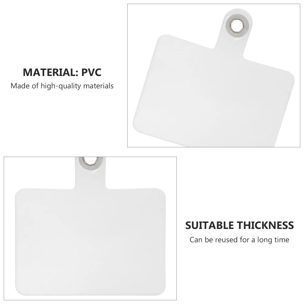 PVC Phone Tether Tabs Phone Lasso Replacement Patches Adhesive-Free Phone Case Anchor For Lanyard Hanging Strap Pad