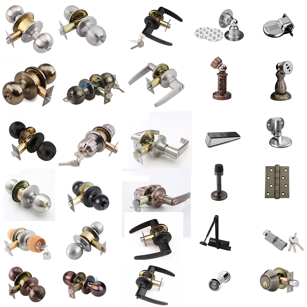 Roeasy stainless steel interior door lock handle smart door knob lock hotel bathroom tubular lever  door handled lock