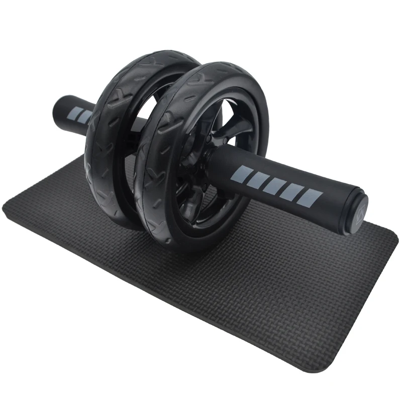 
Abs Roller Fitness Equipment 15cm Mute Non-slip Double-Wheel Abdominal Wheel Exercise Ab Work Out Gym Muscle 
