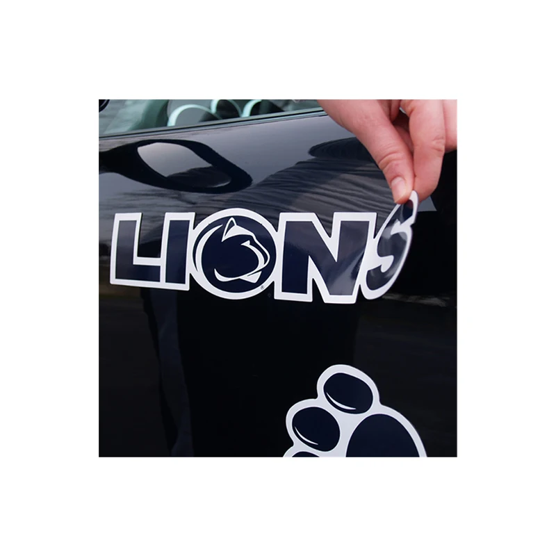 custom adhesive Weatherproof UV Resistance Outdoor Vinyl Die Cut Logo PVC Decal Car Bumper Sticker
