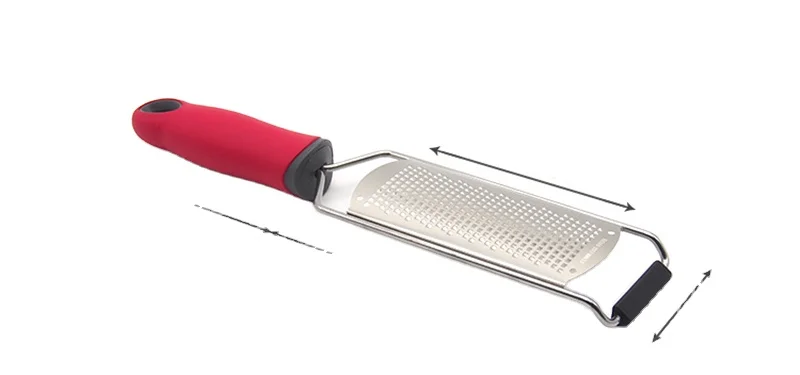 Cheese Grater Stainless Steel Blade For Cheese Slicer Lemon Zester Grater Chocolate Cheese Graters with Protective Cover
