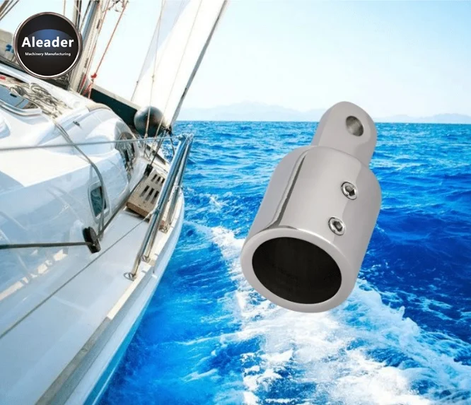 High Quality Marine Hardware 316 Stainless Steel Mirror Polished Top Slides  Deck Hinge For Yacht