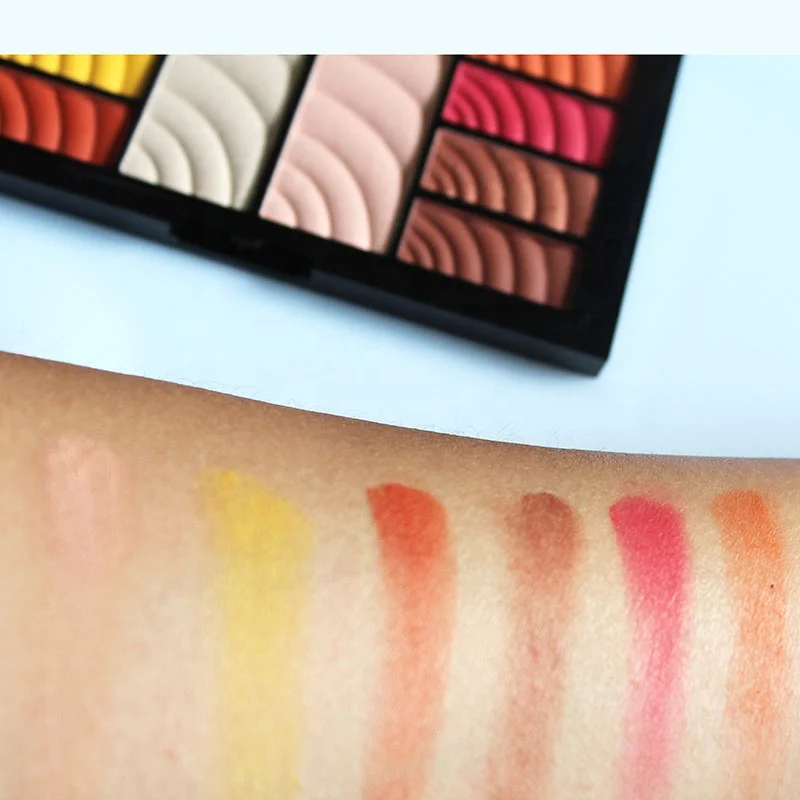 Customize 10 Color Private Label Matte and Shimmer Makeup Eyeshadow Pallet Manufacturers