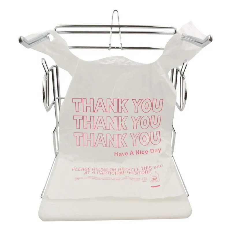 Free samples 6 inch custom print disposable takeaway food packaging Plastic Shopping bags