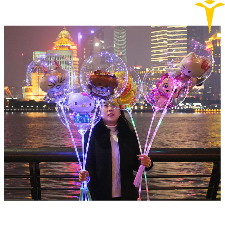Display  Bobo Balloon Wholesale Led Light Up Balloons
