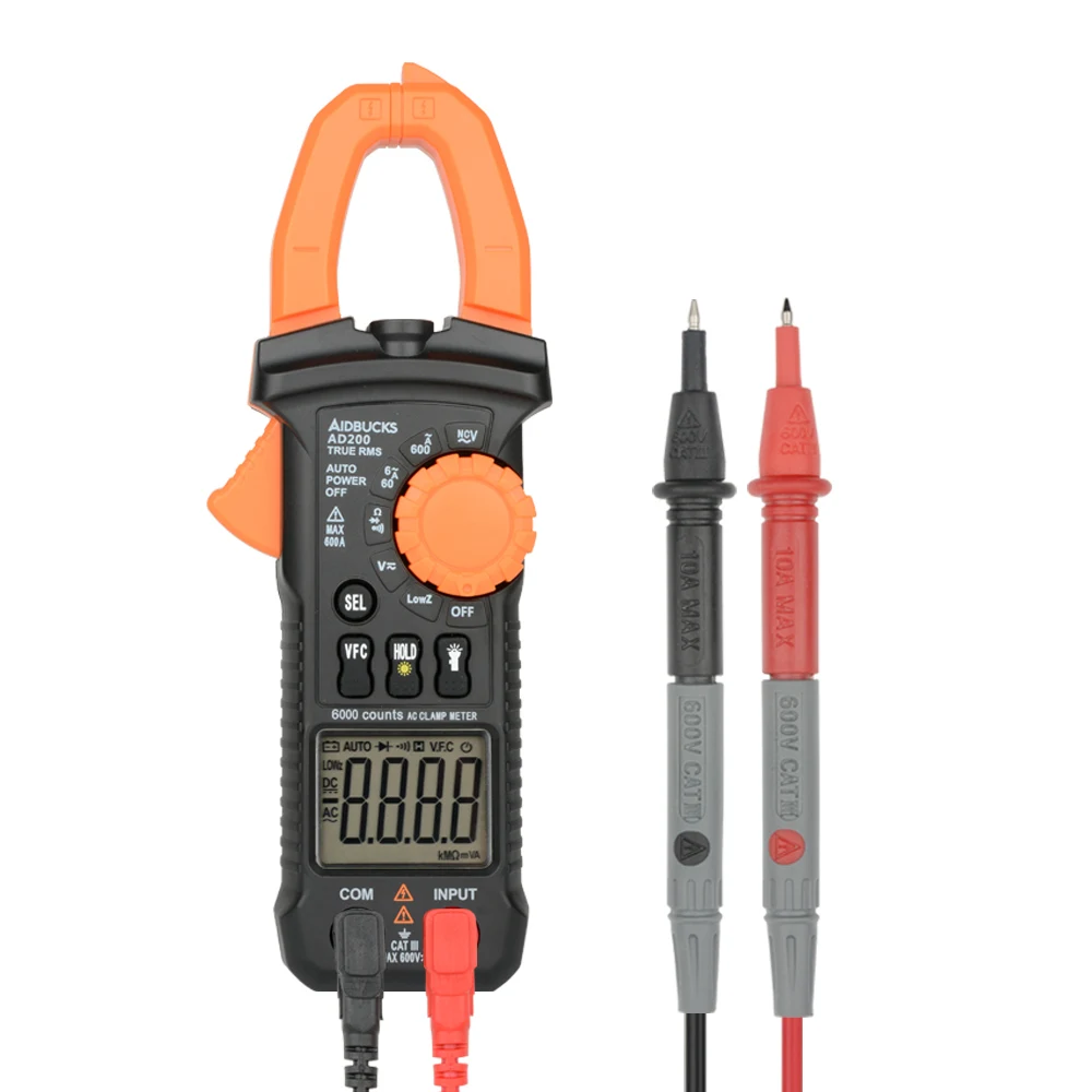 AC/DC digital clamp meter with Correction Multimeter Digital clamp Meter Ac Dc Clamp Tester Multimeter