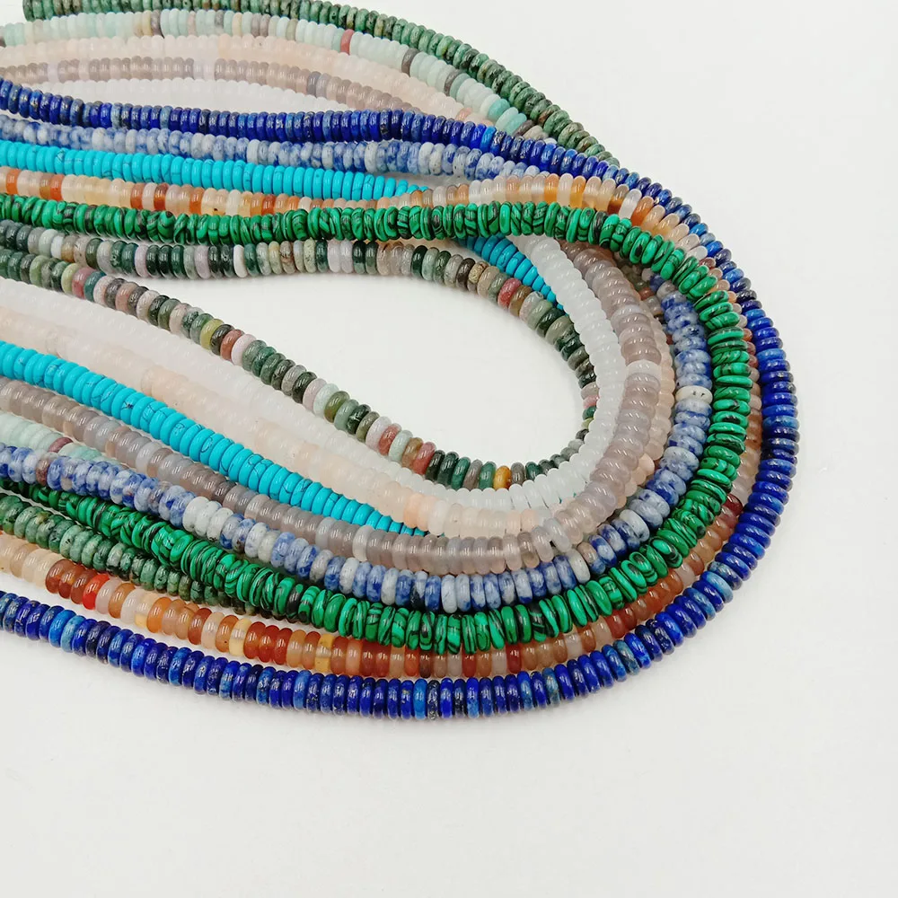39 cm ,2x6 mm septum beads Agate Natural Gemstone, Precious Stones, Calibrated size gemstones
