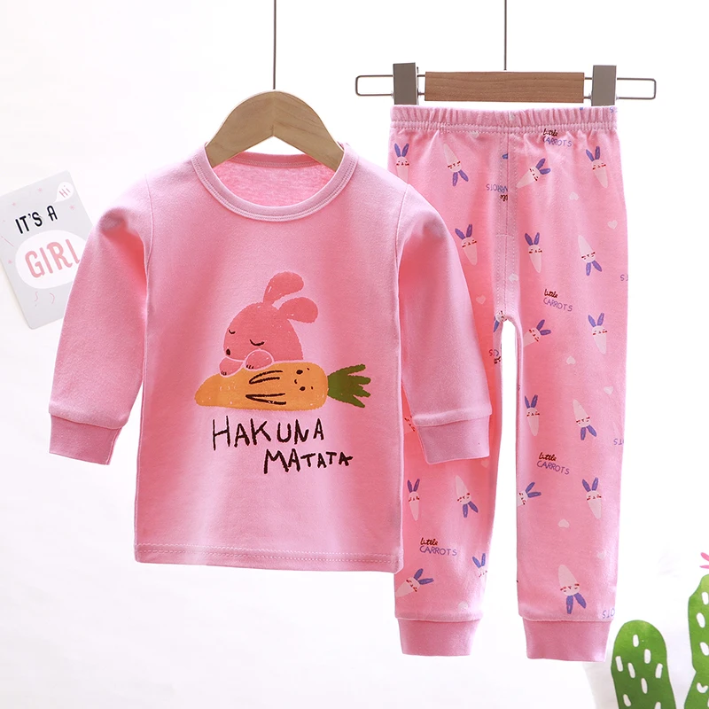 
Wholesale Kids Pajamas Set Sleepwear Cotton Custom Boys Children Pajamas 