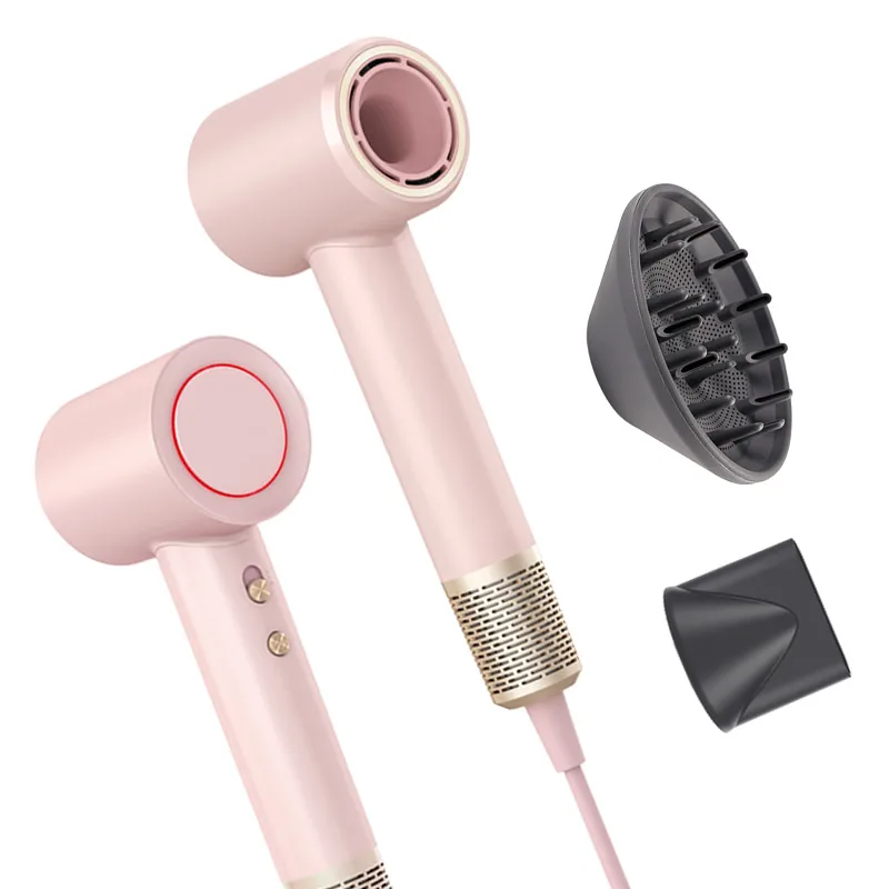 New Powerful Hair Dryer Negative Ion Hair Dryer 1600W Baby Hair Dryer 2 Electric Ionic Concentrator Professional Salon Home 390g