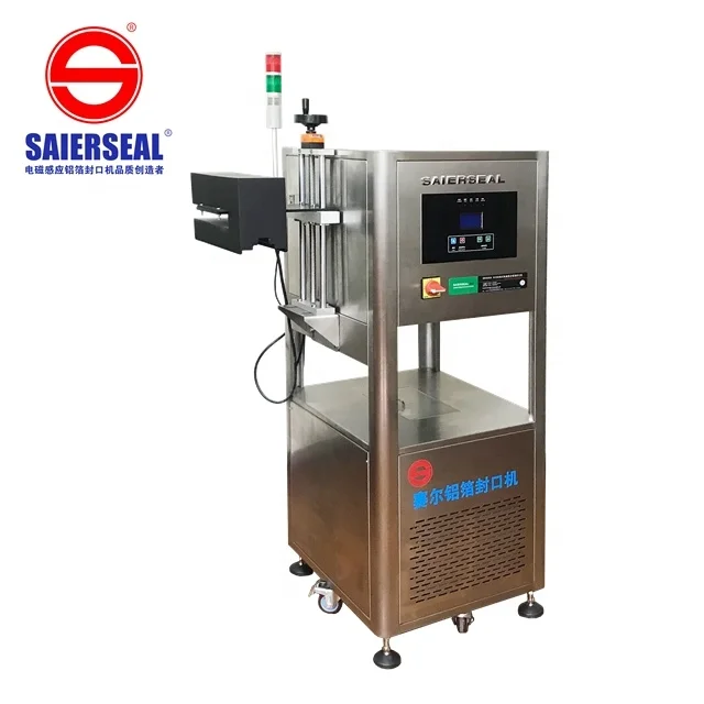 Автоматический индукционный герметик алюминиевая фольга с конвейером