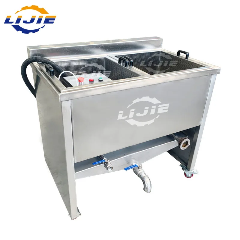 Commercial 50-200kg Semi Automatic Potato Frozen French Fries Production Machine customized