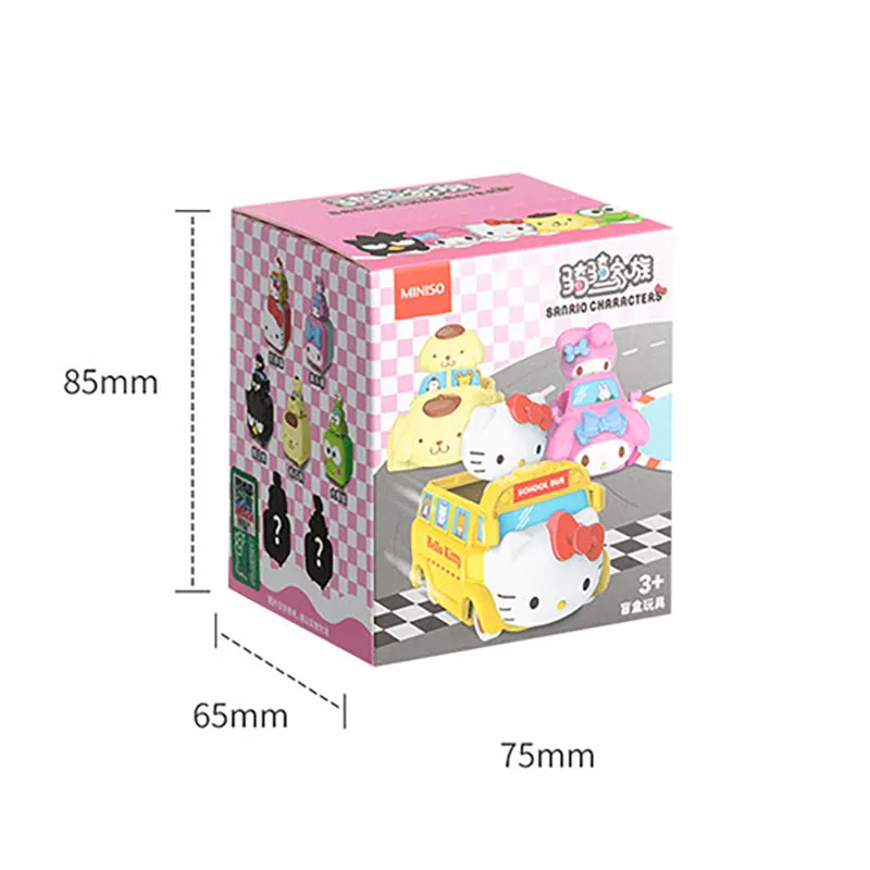 Sanrio Riding Family Fun Trip Blind Box Birthday Gift Kawaii My Melody Kuromi Cinnamoroll Pompom Purin Model