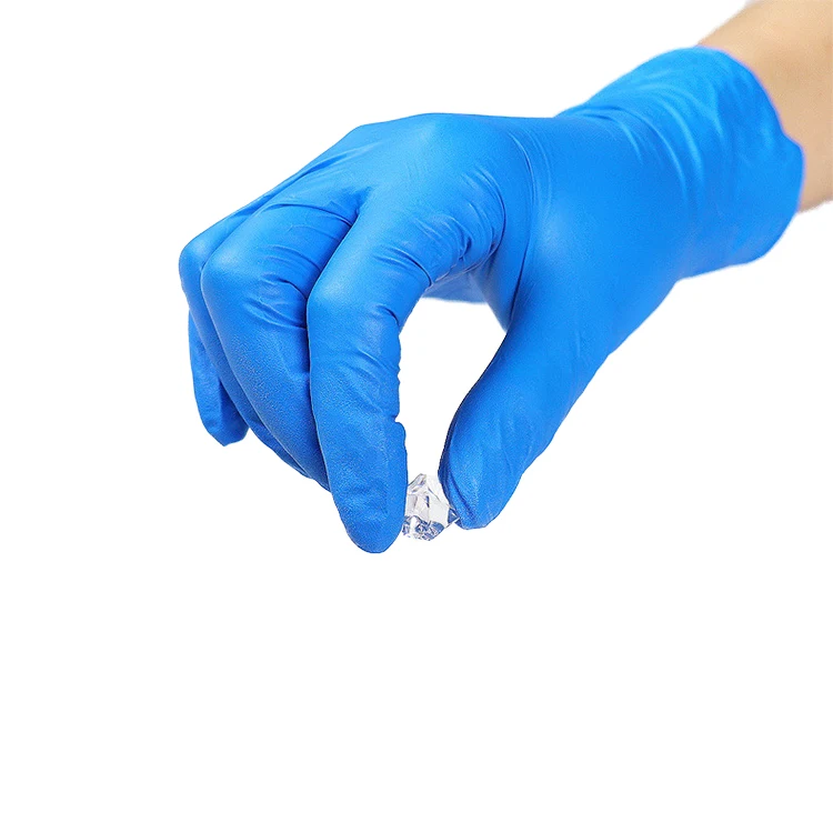 Supply Wholesale Make Latex Glove Blue Gloves For Kitchen Machines Cleaning