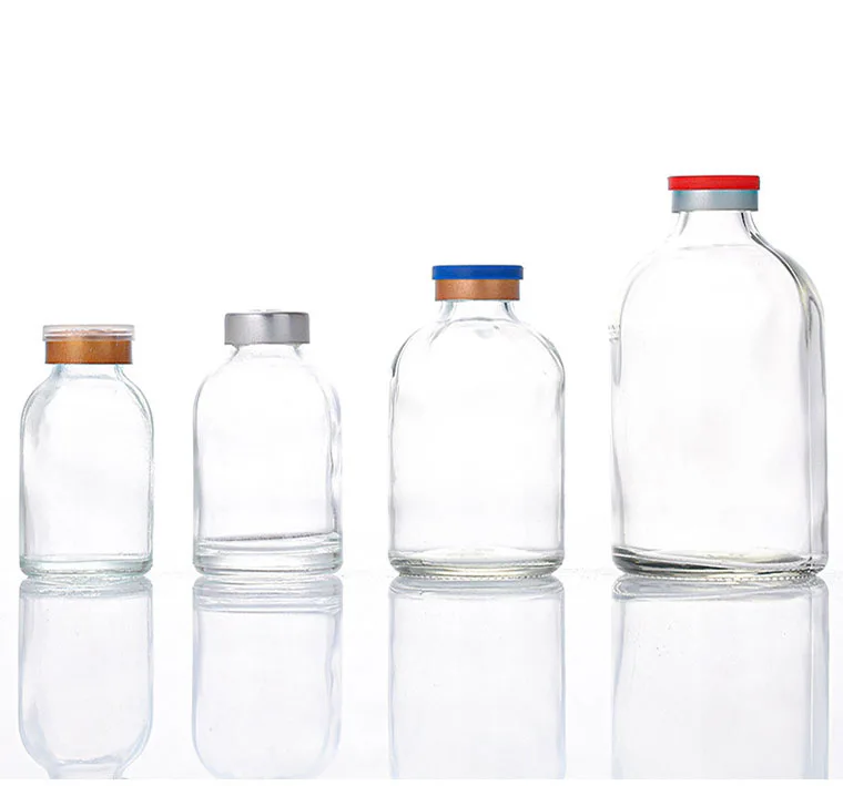 Pharmaceutical Amber Sterile Injection Glss Vials 10ml 30ml 50ml 100ml  Mould Type for Medicine Use