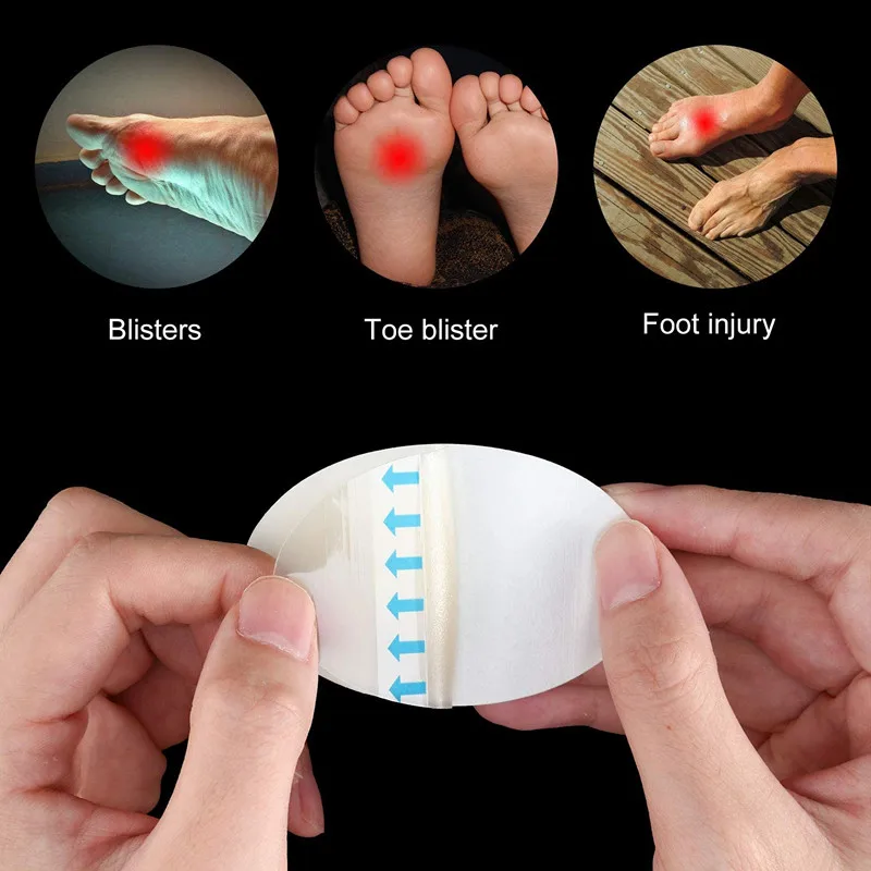 Hydrocolloid Heel Stickers Foot Patch Heel Dressing Blister Plasters Bandage