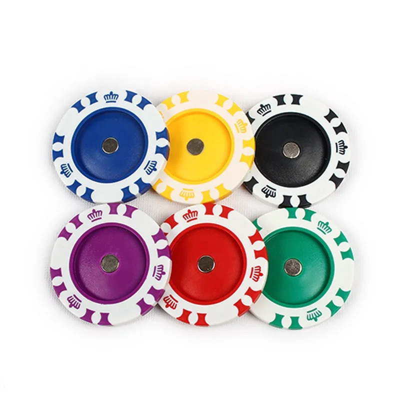 40mm golf ball marker blank hollowed out, funny golf ball markers bulk 6 colors wholesale custom business logo pin sticker