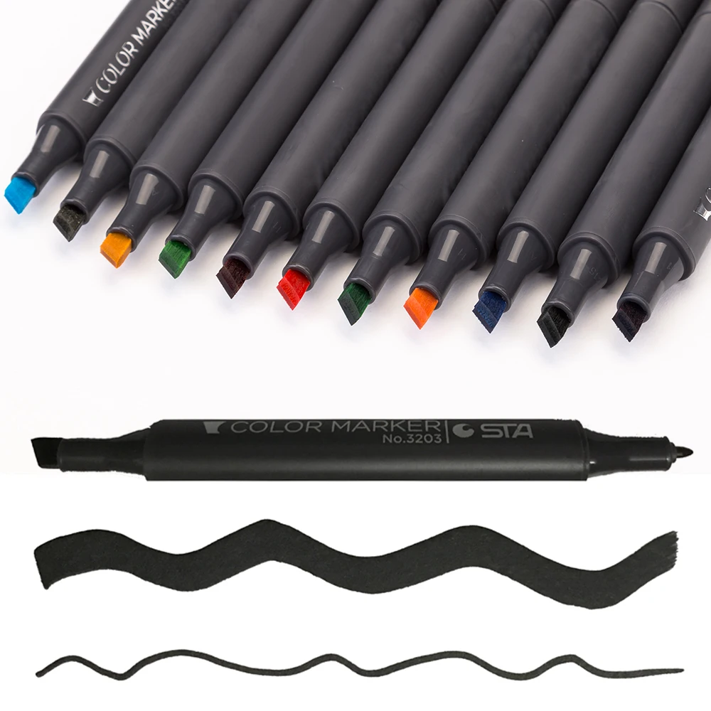 wholesale rotuladores kids paint permanent acrylic markers empty graffiti alcohol brush color tip pens highlighter marker