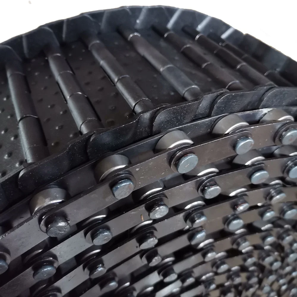 Pitch 101.6mm slat plate steel belt hinge belt sprocket conveyor chain plate conveyor steel belt
