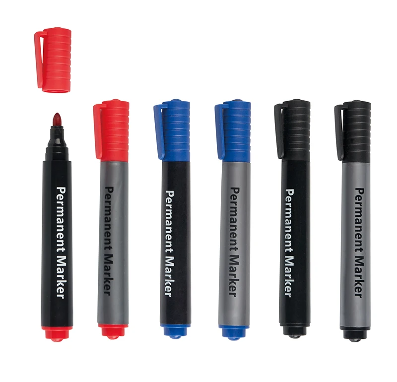 Customized black paint permanent marker with fine point