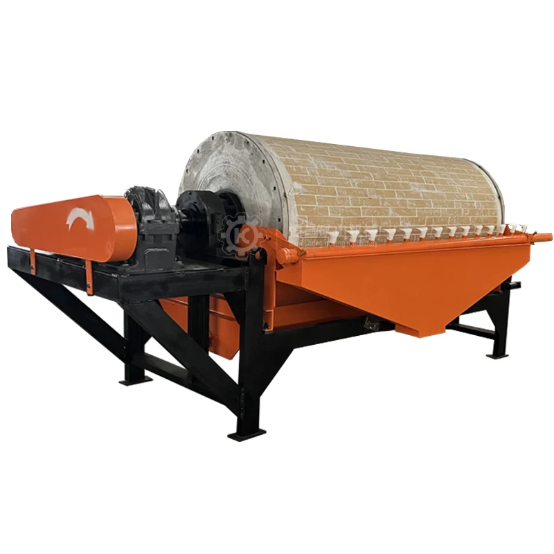 Mining Machinery Wet Type Magnetite Permanent Magnet Drum Magnetic Separator Price
