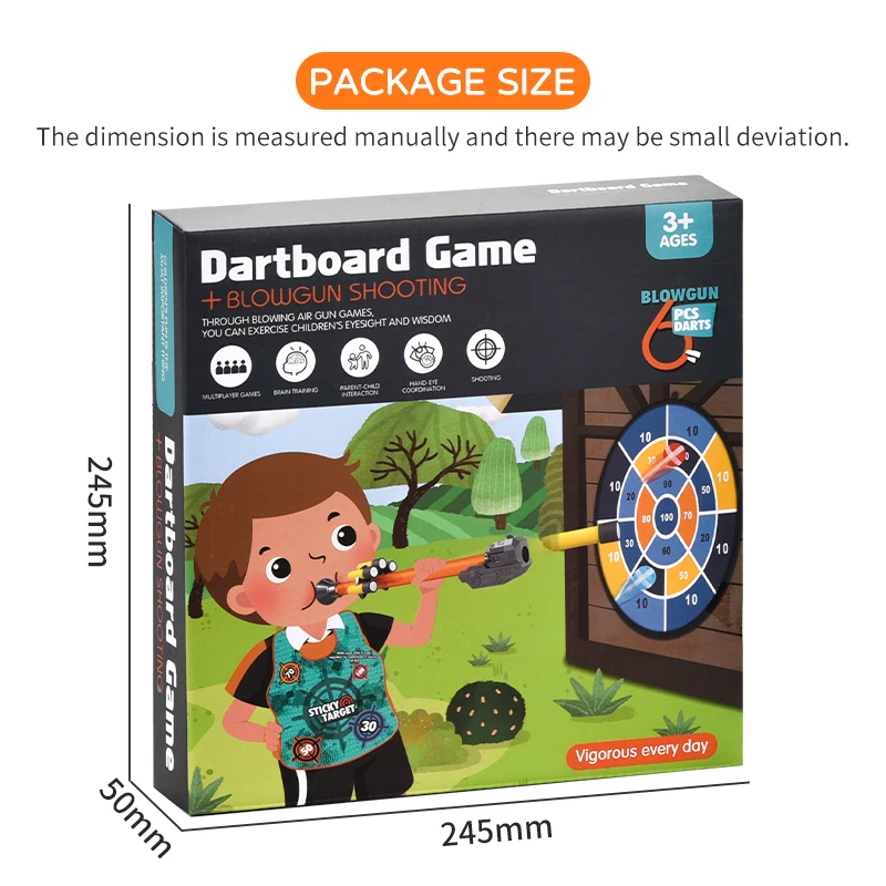 Kids Party Play Game Promotional Toys Classic Custom OEM 66CM Double Sides Twisty Textile Target Sport Dart Board Game