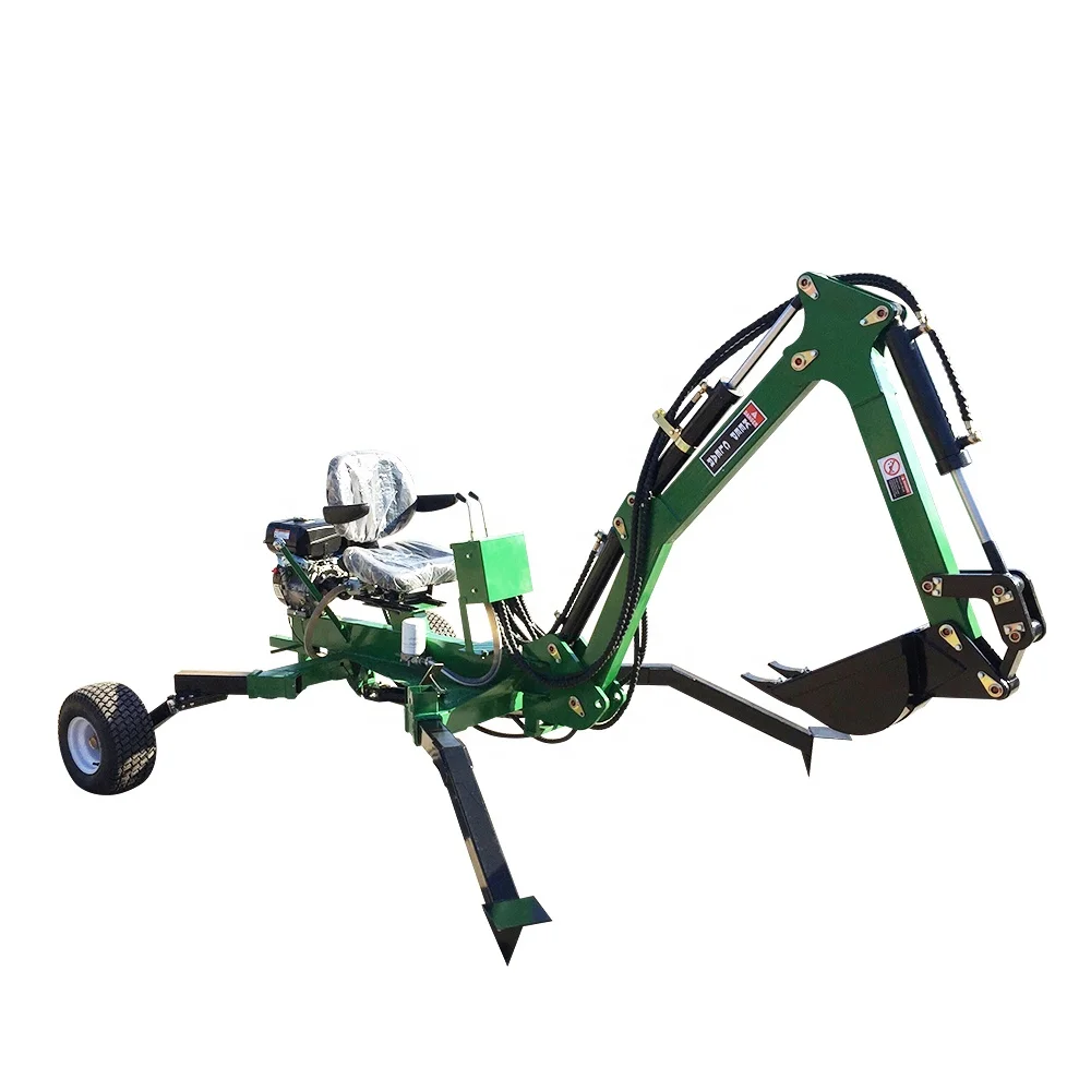 LW-6 мини-экскаватор ATV 9hp буксируемый экскаватор небольшой с