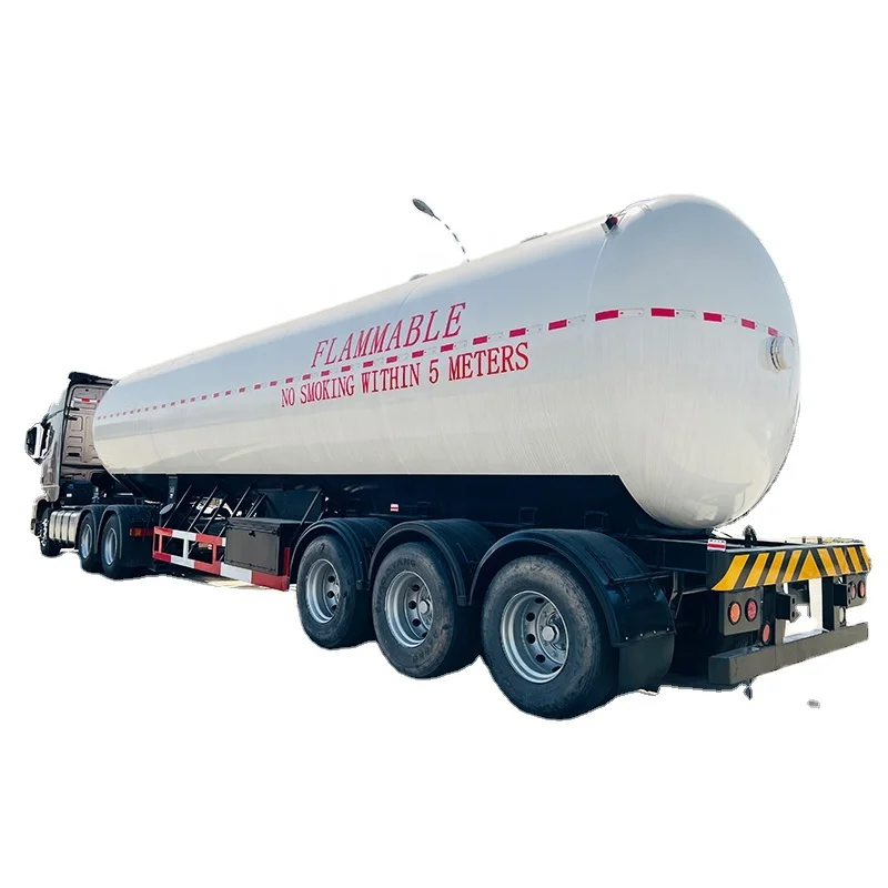 Shandong Chengda Factory 3 Axle LNG LPG Tank Transport Tanker Trailer Lpg Tank Semi Trailer