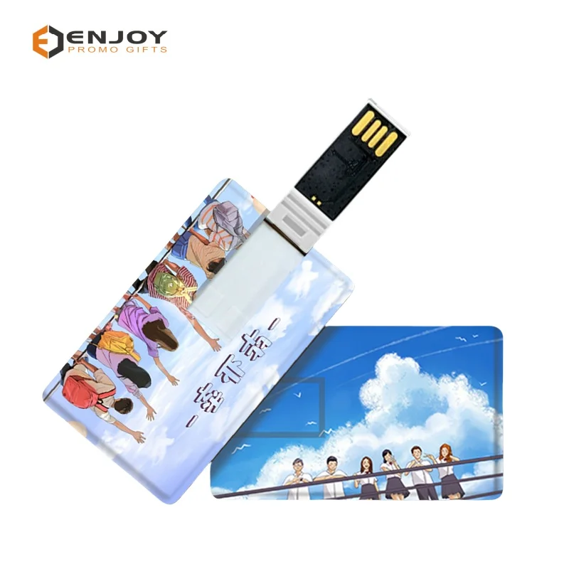 Custom logo business gift card U disk Graduation gift U disk