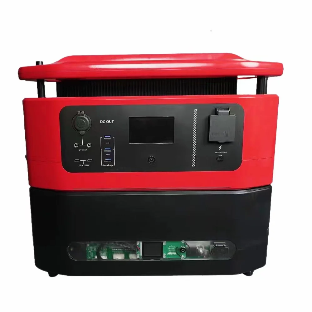 3600W 48V 3.6KW Battery Portable Solar Power Station 110V/220V Home Energy Storage Outdoor