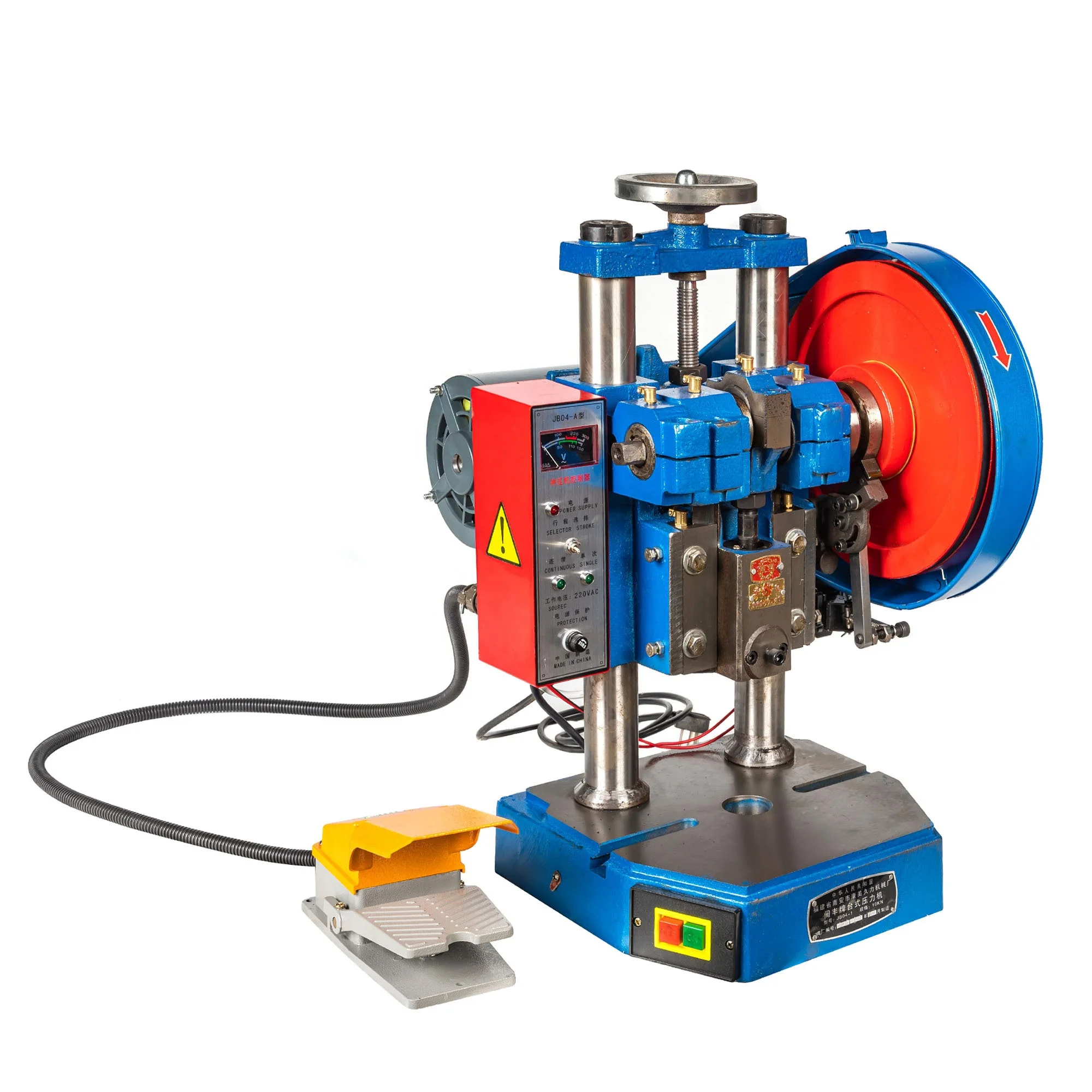 40KN  4T Power Press Hardware Metal Punching Hole Machine