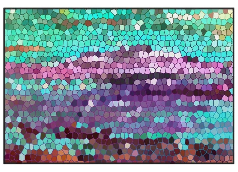 Beautiful Bling Bling Sequin Shower Curtain Teal and purple