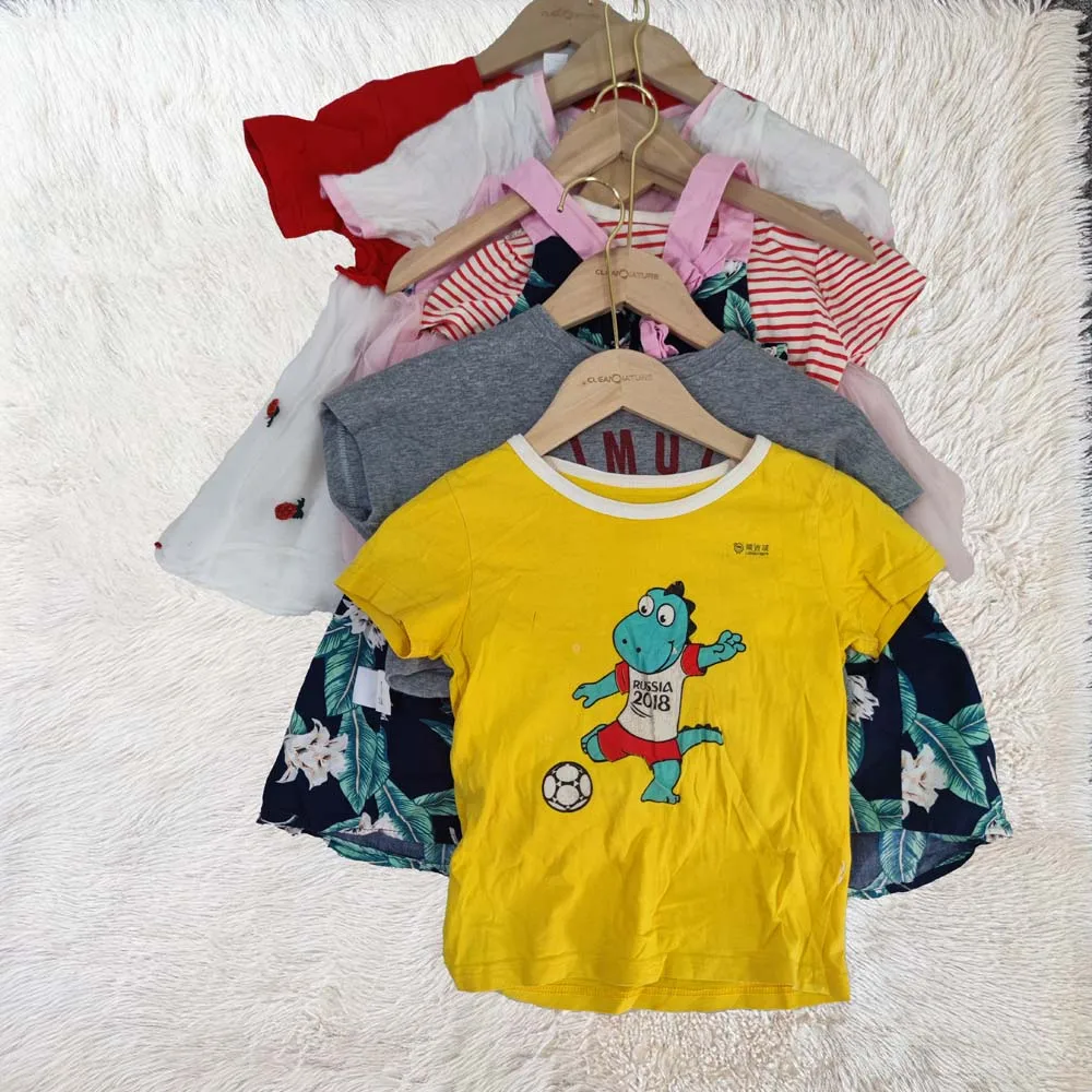 Wholesale used summer clothes children wear source manufacturer cheap clothes bales